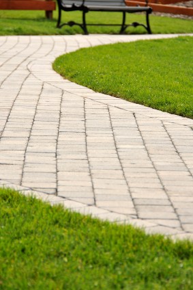 Waltham Walkway construction by Pioneer Masonry and Construction